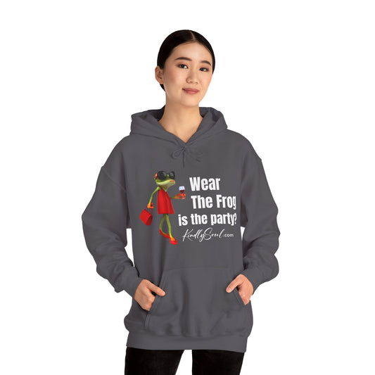Wear The Frog is the Party Hoodie