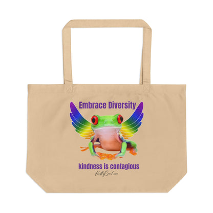 Embrace Diversity Large Tote Bag