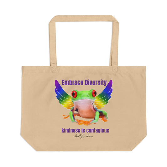 Embrace Diversity Large Tote Bag