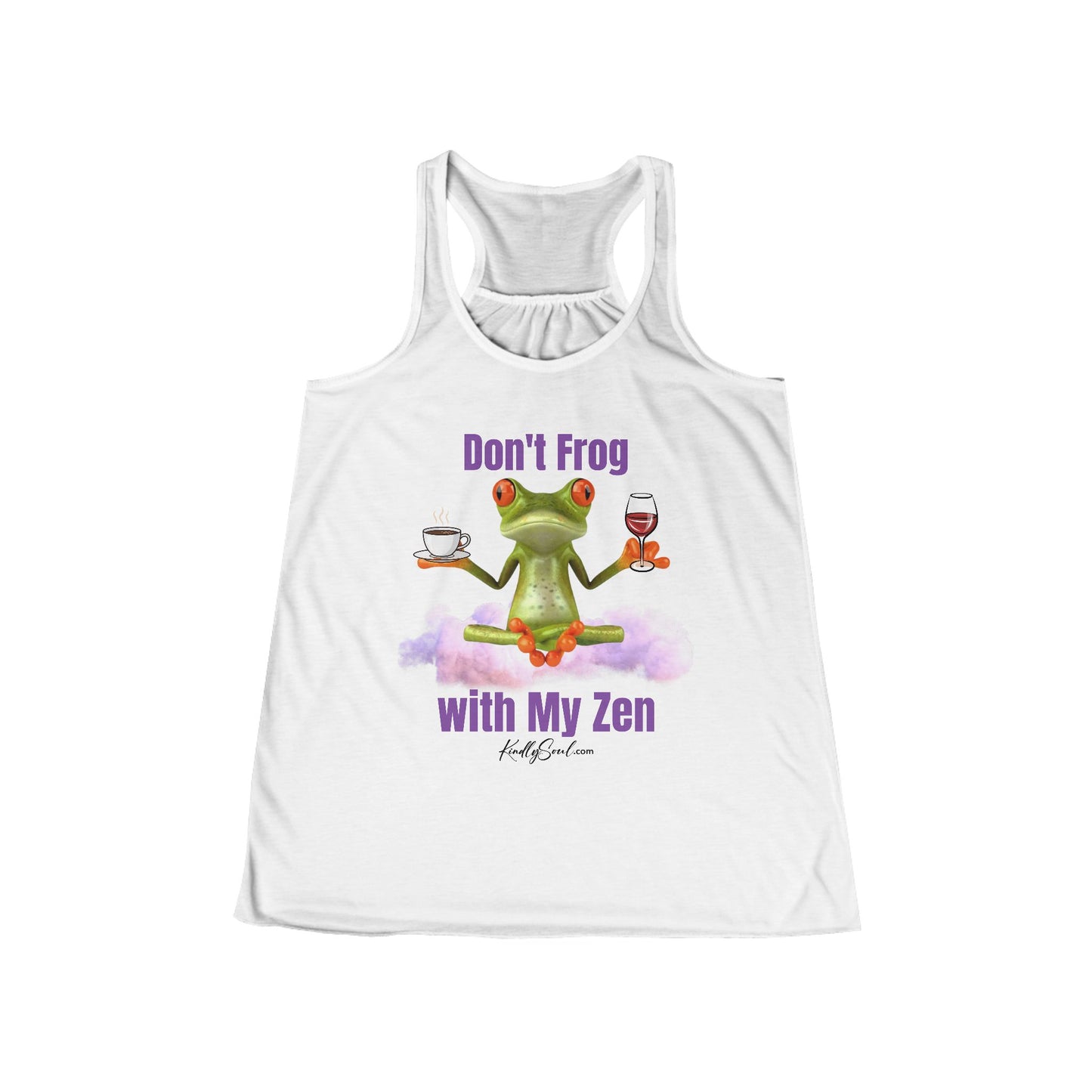 Don't Frog with My Zen Flowy Racerback Tank