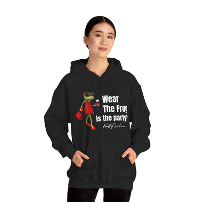 Lady Frog Wear The Frog is the Party Hoodie