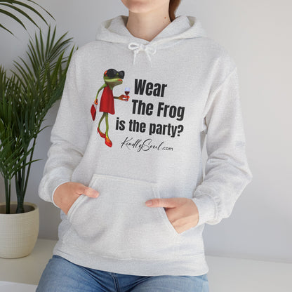 Wear The Frog is the Party Hoodie