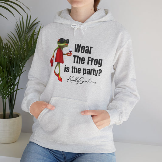 Wear The Frog is the Party Hoodie