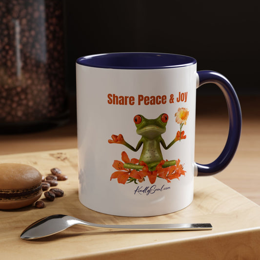 Share Peace and Joy Mug