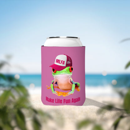 Pink Make Life Fun Again Koozie
