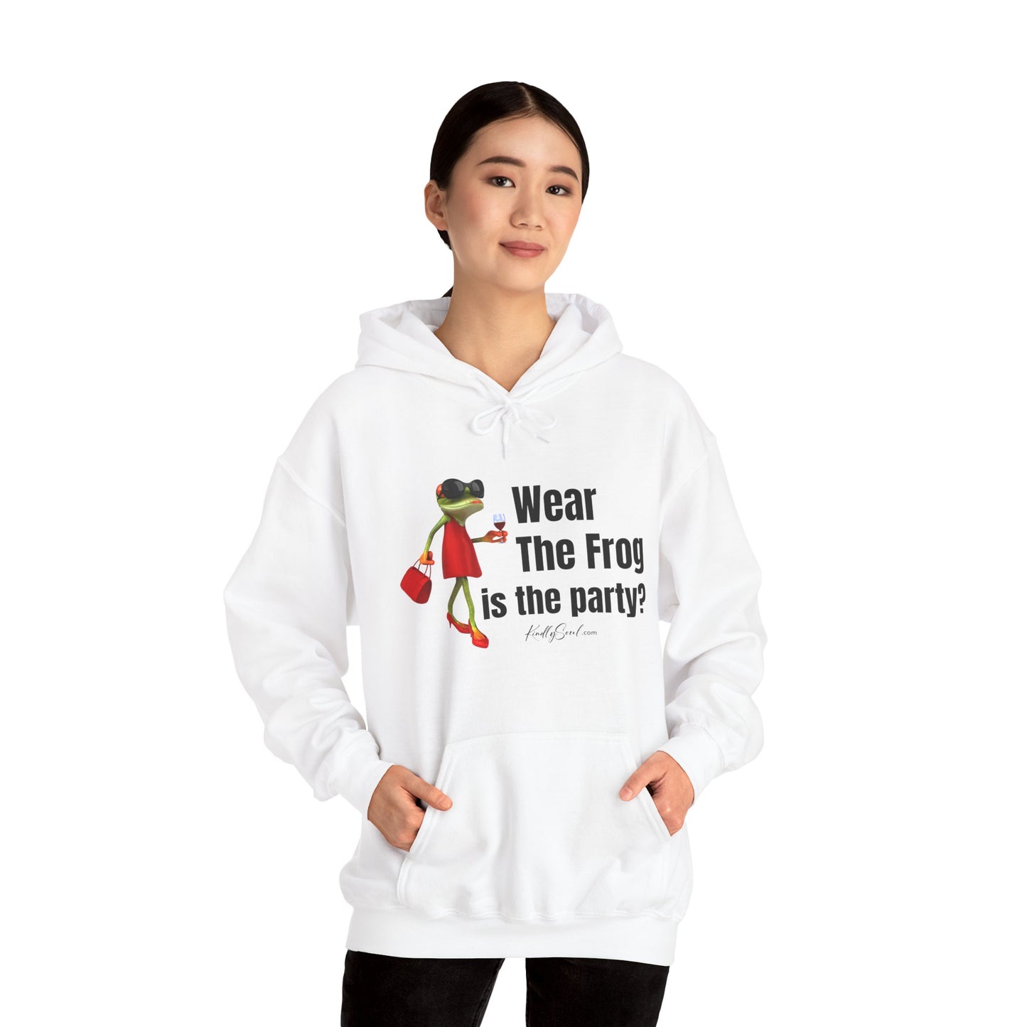 Lady Frog Wear The Frog is the Party Hoodie