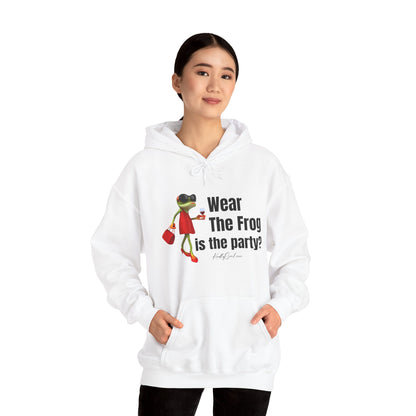 Lady Frog Wear The Frog is the Party Hoodie