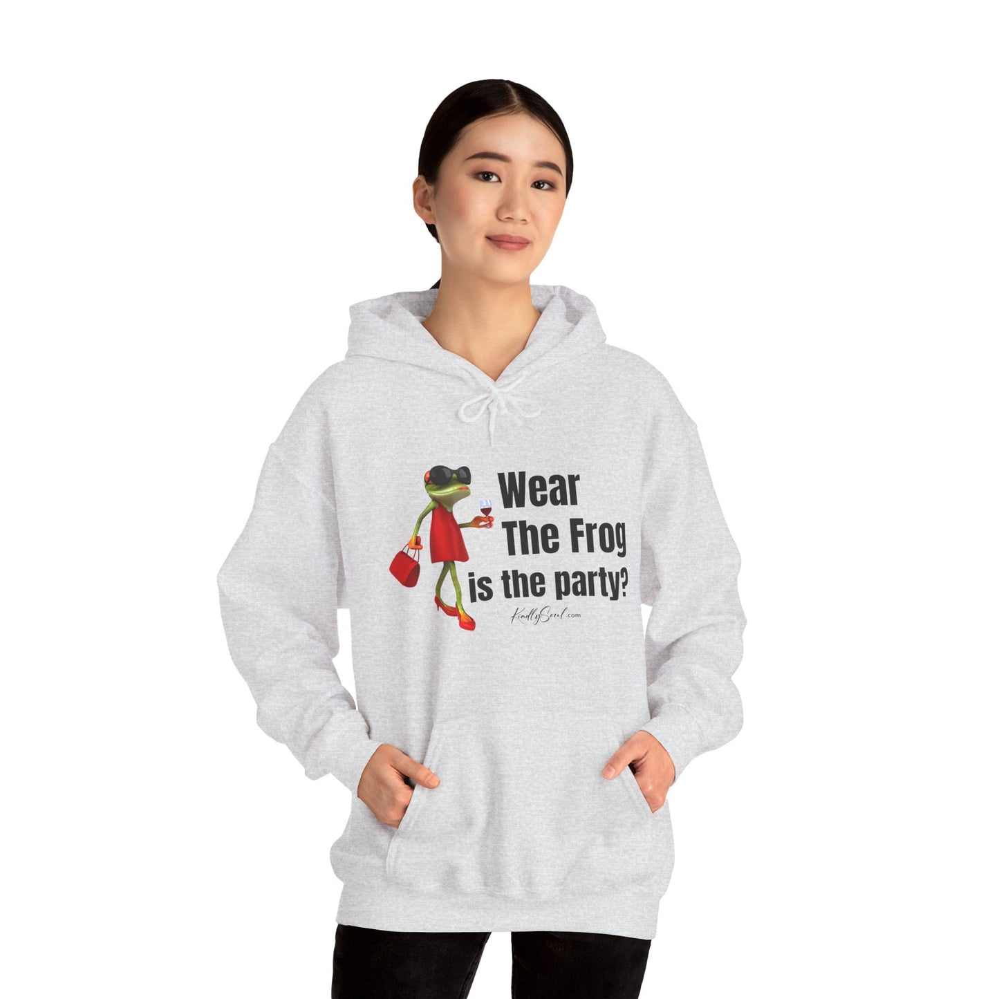 Lady Frog Wear The Frog is the Party Hoodie