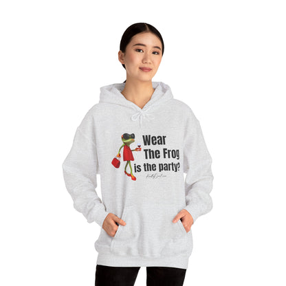 Lady Frog Wear The Frog is the Party Hoodie