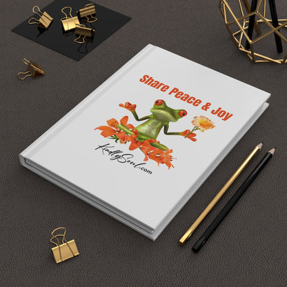 Share Peace and Joy Hardcover Journal