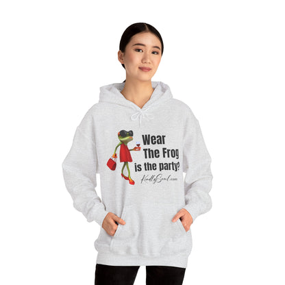Wear The Frog is the Party Hoodie